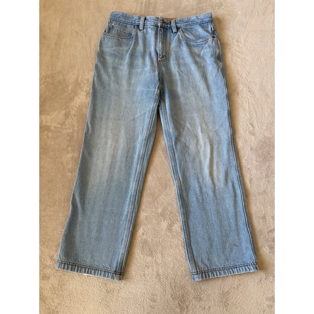 Duluth Trading Co. 34x30‎ Denim Jeans Relaxed Fit Light Wash Casual Pants